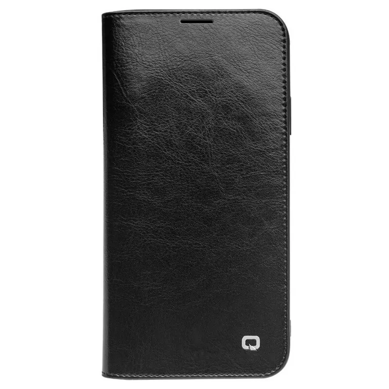 Flip Cover iPhone 11 Echt leer Qialino
