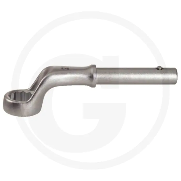 Ks tools classic trekringsleutel, tweezijdig gebogen, 1.9/16" - 12-kant, 75° gebogen ring, 935g